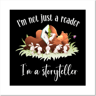 I am not just a reader, I am a storyteller Posters and Art